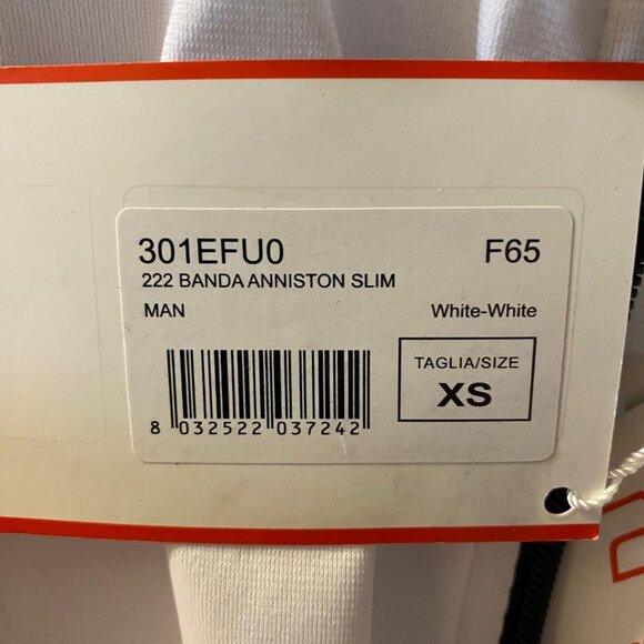 Anniston KAPPA Banda 90's Track Jacket - Slim Fit - XS - White - Picture 7 of 12